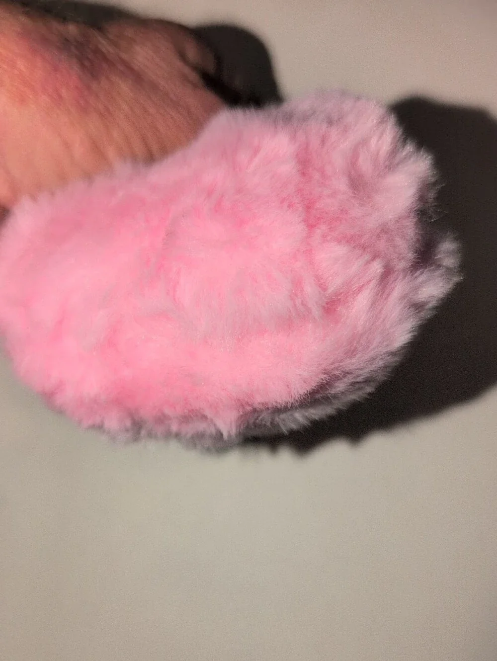 Pink Heart Pom Keychain with Red Cherry Charm